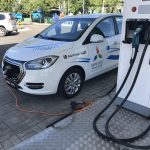 В Астане открылась первая промышленная станция для зарядки электромобилей