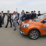 В автопарке Президента Татарстана появился казахстанский электромобиль
