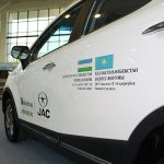 Электромобили казахстанского производства презентовали в Узбекистане