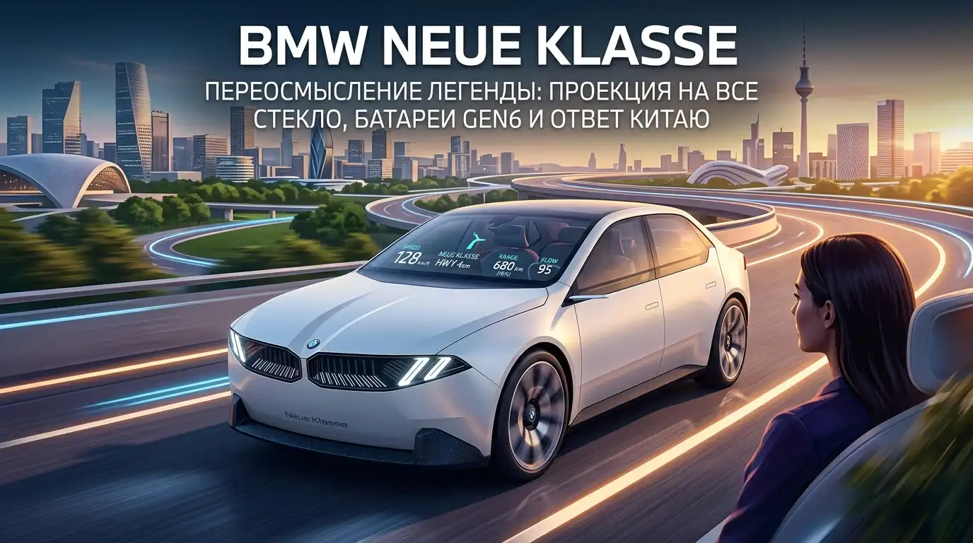 Ответ Китаю и ставка на лобовое стекло: как BMW переосмысляет свои машины с помощью Neue Klasse